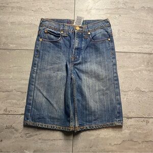 COOGI BAGGY VINTAGE 2000s Denim Knee-Length Shorts